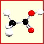 3d model of ethanoic acid